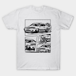 Nissan Skyline R32 Drift T-Shirt